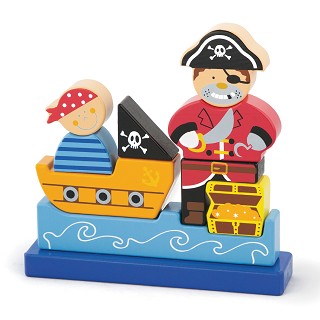 Viga Toys - Magnetische 3D Puzzel - Piraat